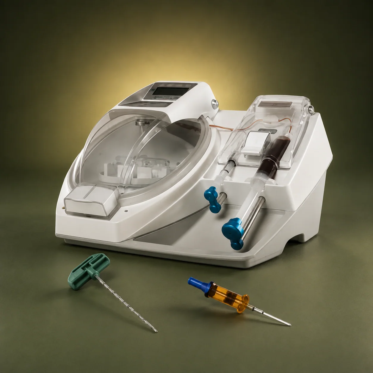 BMA and PRP processing system with collection and aspiration components