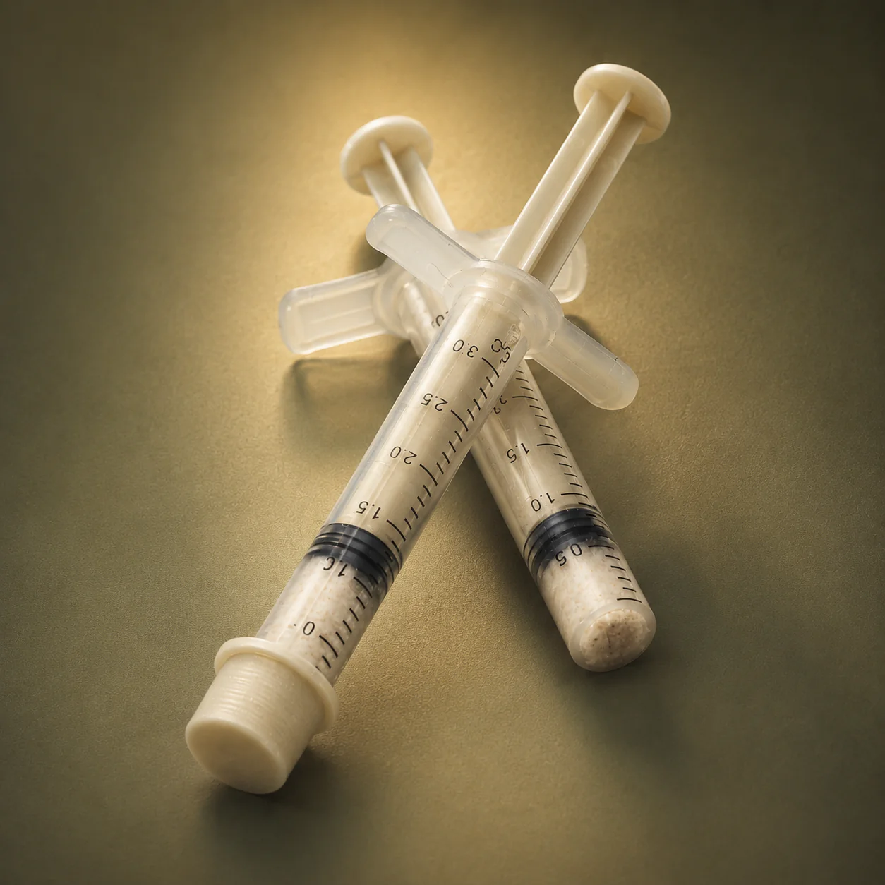 EvoGraft DBM crush mix supplied in syringes